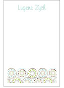 Queen Bee Personalized Note Pads - Spirals Aqua (NP-H-65)
